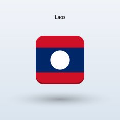 Laos Flag Icon N3