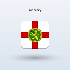 Alderney Flag Icon