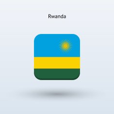 Rwanda Flag Icon N5