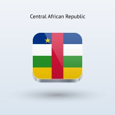 Central African Republic flag icon N3