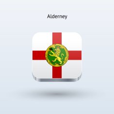 Alderney Flag Icon N2