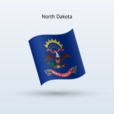 State of North Dakota Flag N3
