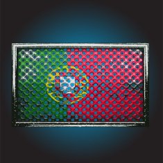 Vector flag on old metal N7