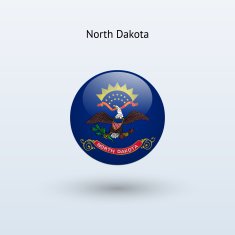 State of North Dakota Flag N4 free image download