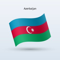 Azerbaijan Flag N18
