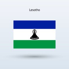Lesotho Flag N8