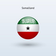 Round flag of Somaliland