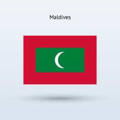 Maldives flag N12