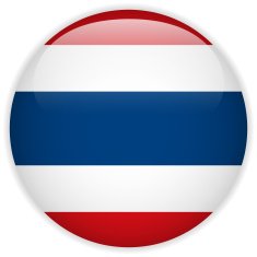 Thailand Flag Glossy Button N5