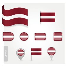 Latvian flag icon