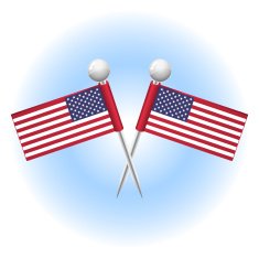 American Flag Pins