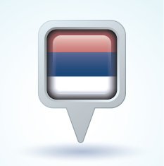 Flag of Serbia vector illustration N10