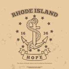 Anchor with rope and hope Design elements T-shirt print
