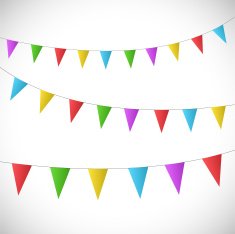 Vector Bunting Banners