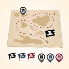 mapping pins icon
