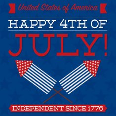 Independence Day card in vector format N9