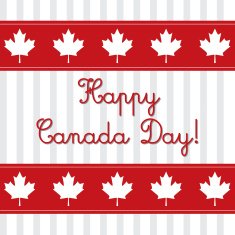 Happy Canada Day card in vector format N31