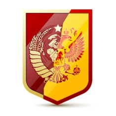 Coat of arms Soviet Union and Russia