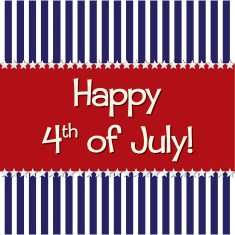 Happy Independence Day card in vector format N6