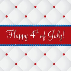 4th of July card in vector format N5