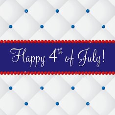 4th of July card in vector format N6