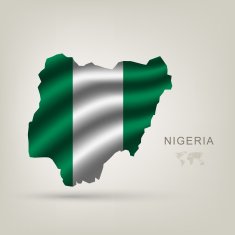 flag of Nigeria as the country