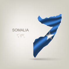 Flag of Somalia as a country