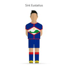 Sint Eustatius football player Soccer uniform