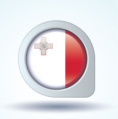 Flag of Malta vector illustration N11