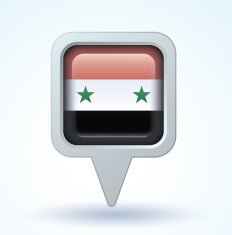 Flag of United Arab Republic vector illustration N6
