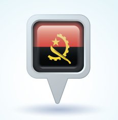 Flag of Angola vector illustration N10