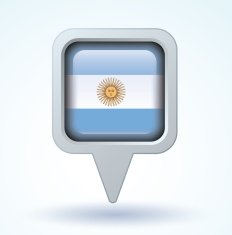 Flag of Argentina vector illustration N11