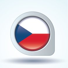 Flag of Czech republic vector illustration N10
