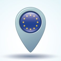Flag of European union vector illustration N9