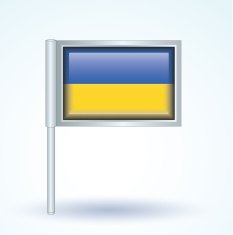Flag of ukrain vector illustration N9
