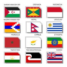 flags of the world N58