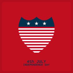 abstract independence day background with special objects N6
