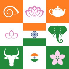 India Icon set N2