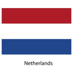 Flag of the country netherlands Vector illustration
