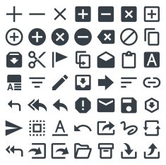 Content icons set 1