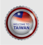 Welcome to Taiwan Seal (Vector Art)