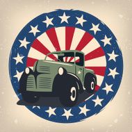 Veterans day badge