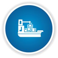 Boat transport symbol vector