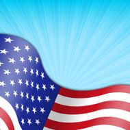 Background with american flag
