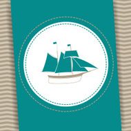 Vector Nautical Background N2