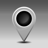 Blank marker pin
