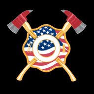 Firefighter Cross With Axes