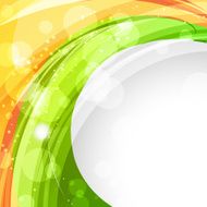 wave style indian flag N14