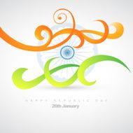 artistic indian flag N5