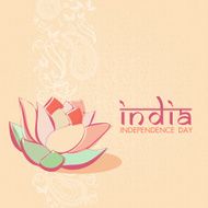Indian Independence Day celebrations card N2